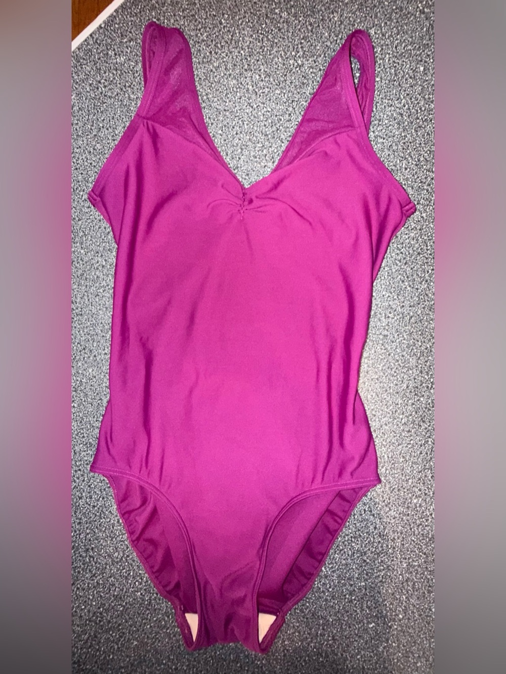 Eleve Dancewear Fuchsia Pink Ballet Leotard Size Adult Large